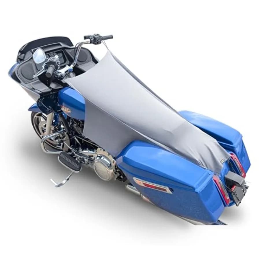 Copertura Parasole per Sella Moto da Turismo, Protezione dal Sole e dal Calore, Installazione Rapida, Resistente ai Raggi UV