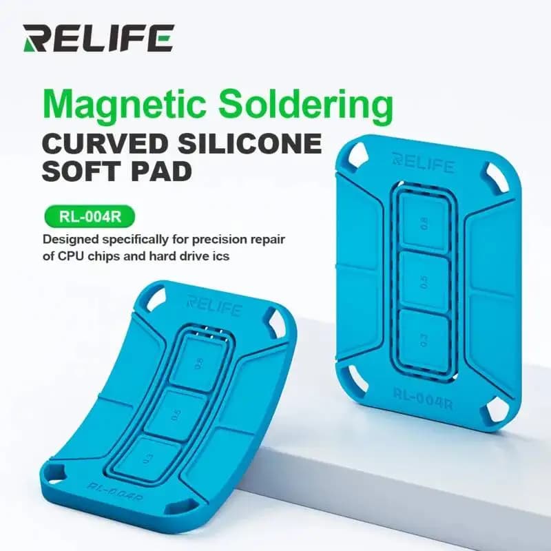 Tappetino Magnetico Curvo Premium per Saldatura RL-004R - Tappetino Isolante in Silicone di Grado Professionale per Manutenzione Elettronica