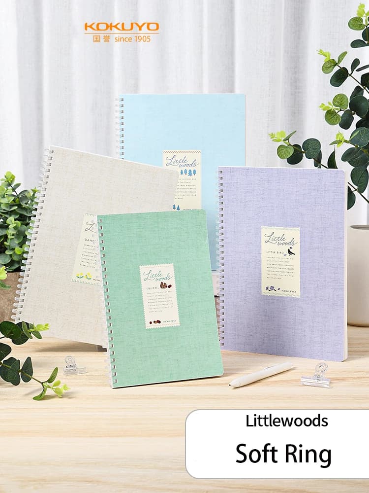 New Japan Kokuyo Soft Ring Notebook A5 B5 addensato Campus non facile da impugnare 180 ° piatto 80 pagine forniture per studenti