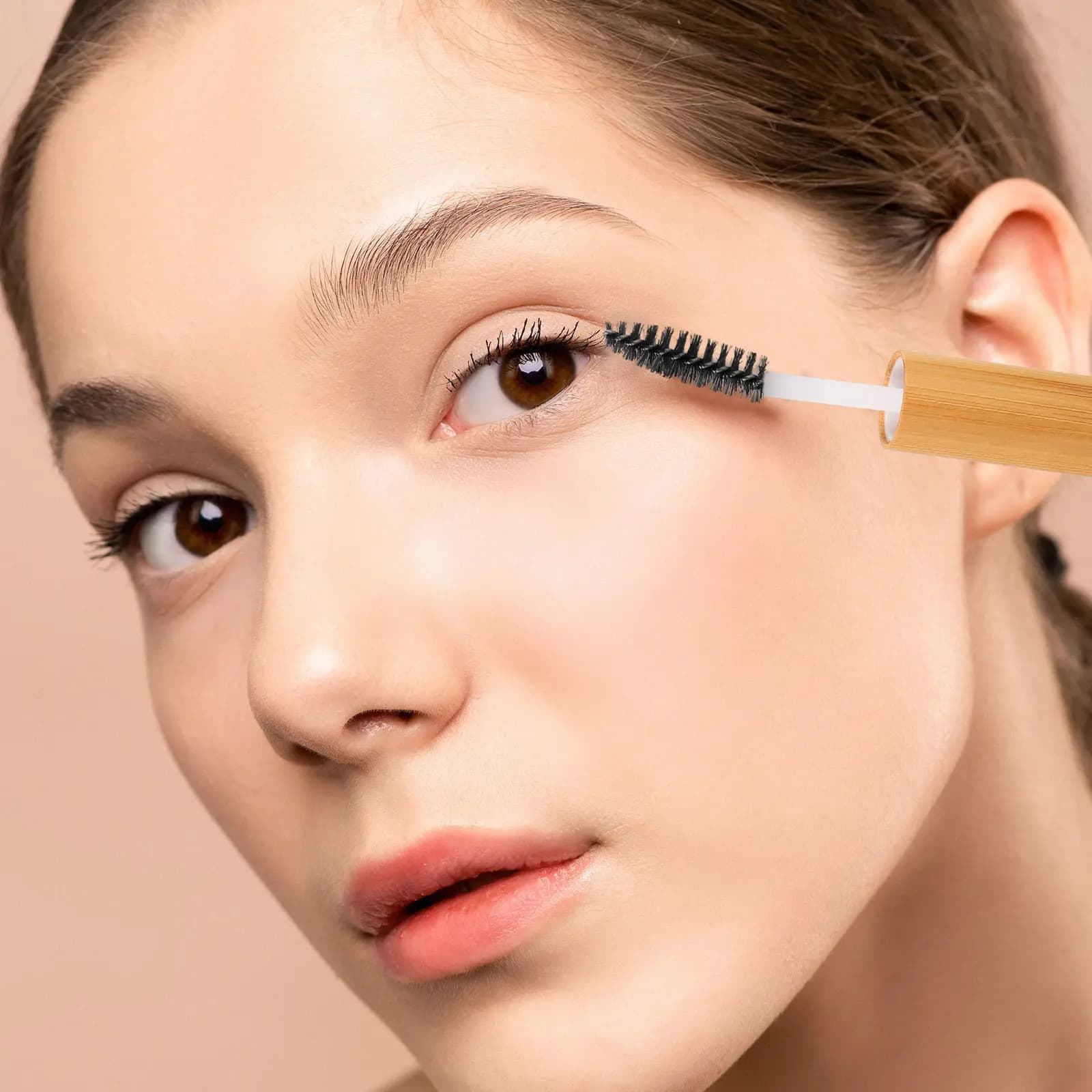 Transparent rechargeable mascara pipe, empty bottle for eyelashes, portable travel format, cream and oil dispenser, eyelashes aesthetic supplies
