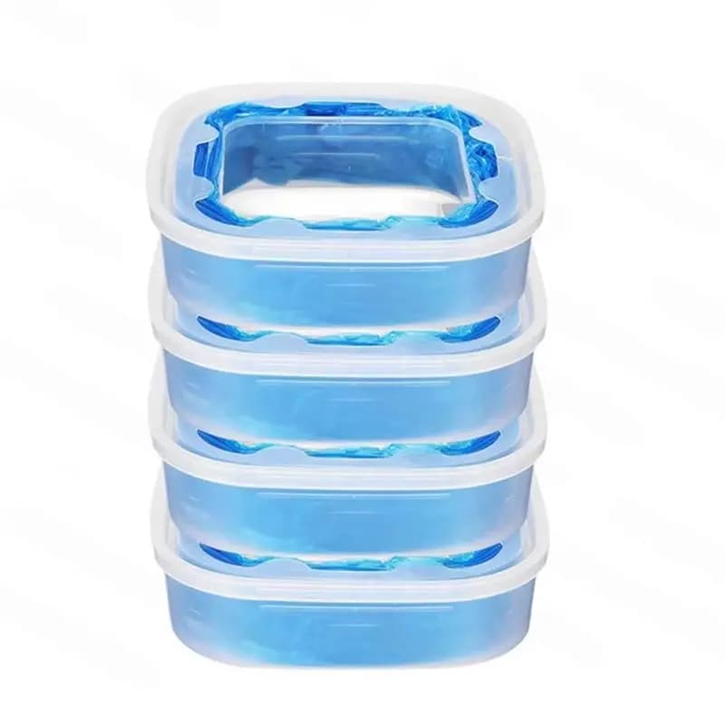 【LAST CHANCE】Per zampe per lettiera Genie Standard, Plus, XL+ e stile, 4 pezzi di gatto per sacchetti di ricarica per lettiera, sacchetto di ricambio per rifiuti