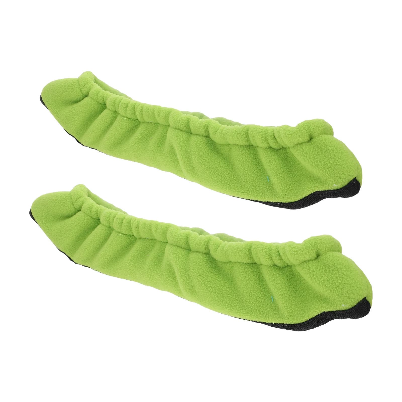 2 Pezzi Protezioni per Lame Pattini da Ghiaccio per Giovani, Coprilame Elastici in Pile, Protezioni per Pattini da Hockey, Accessori per Allenamento Pattinaggio Artistico, per Esterni