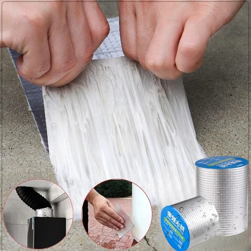 Forte nastro impermeabile per arresto perdite, riparazione di tenuta, tubo da giardino, tubo di incollaggio dell'acqua, tubo di salvataggio della piscina, adesivo isolante per condotto fisso