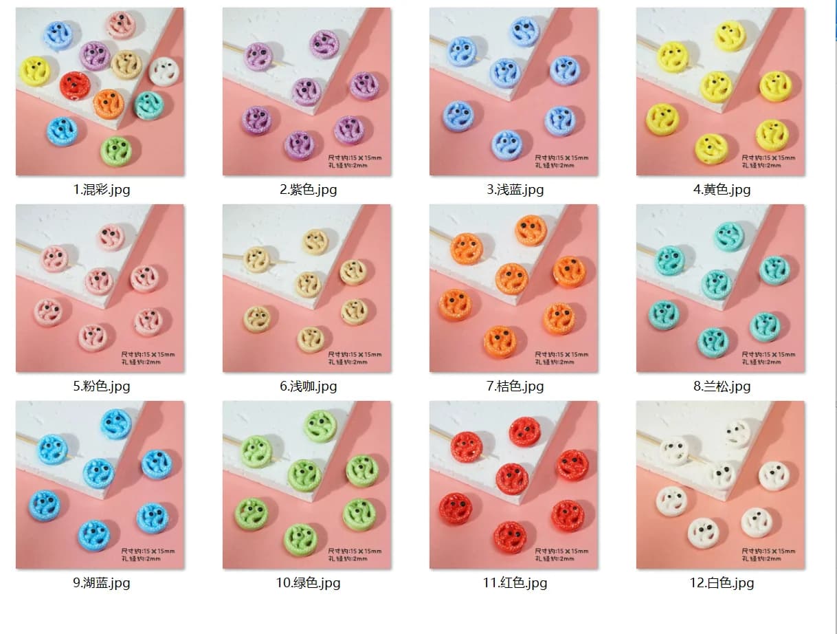 10 pezzi di perline di ceramica di coniglio con piastra di serpente per portachiavi, collane, bracciali, orecchini, creazione di gioielli, accessori fatti a mano fai da te