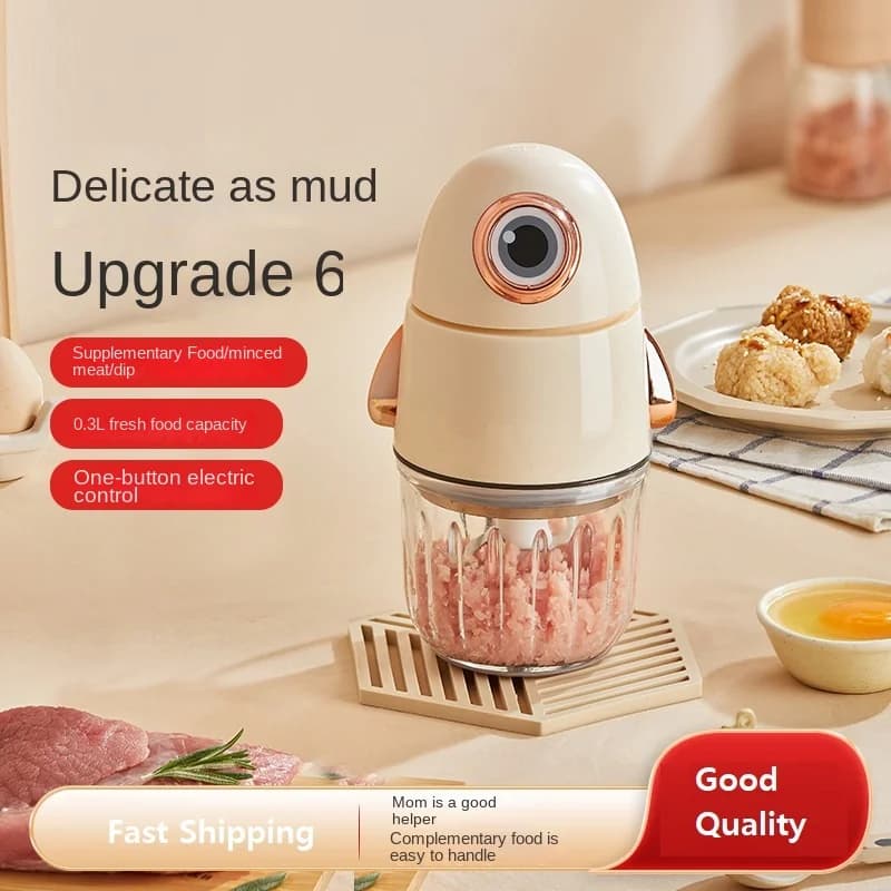 220V 300ML children's electric tritacarne Mini tritacarne multifunctional kitchen blender for glass food