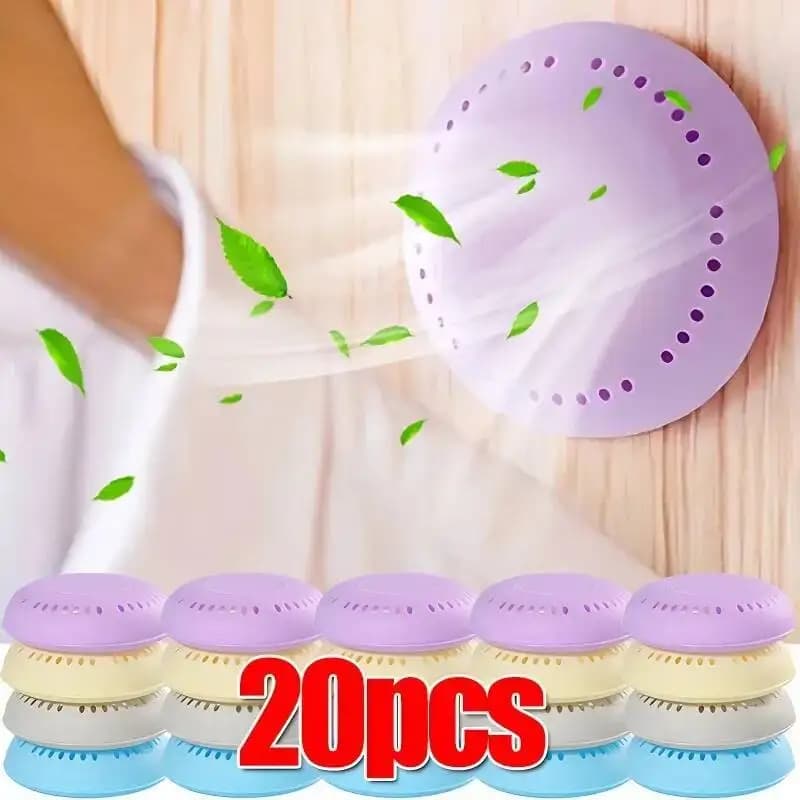 Round Deodorant Toilets Aromatherapy Durable Deodorization Solid Deodorant for Bedroom Guardaroba Auto Family