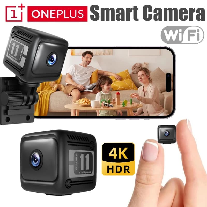 Oneplus WiFi Telecamera di sicurezza interna Smart Home Telecamera per visione notturna a infrarossi Monitoraggio del bambino Rilevazione del movimento per la sorveglianza