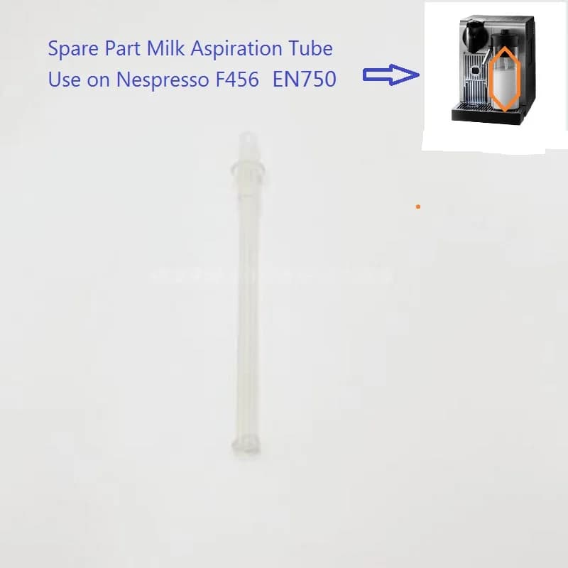 Tubo di aspirazione del latte di ricambio da utilizzare su NESPRESSO/ Lattissima Pro F456 EN750