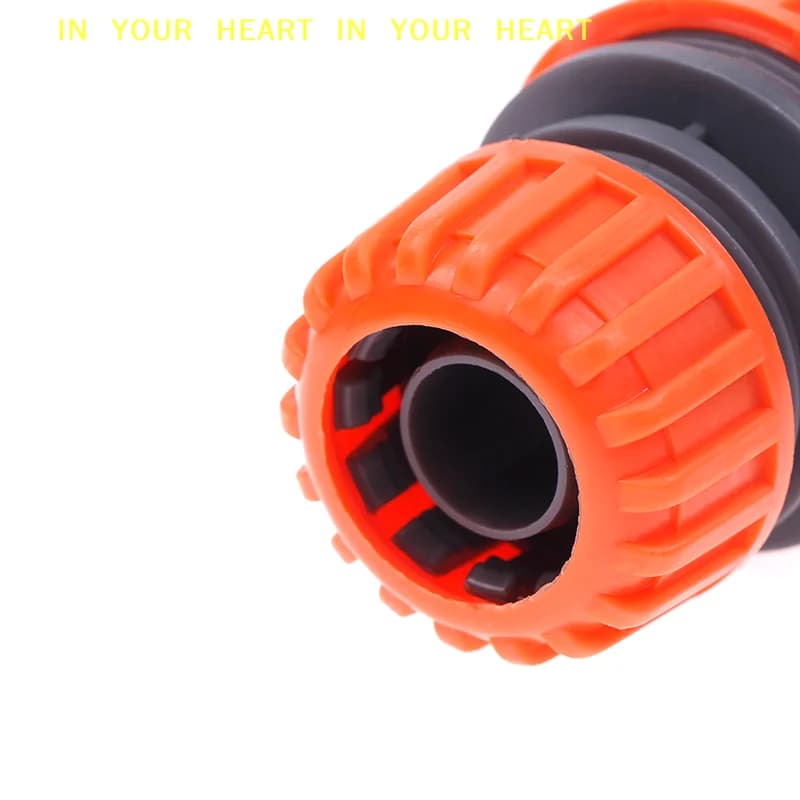 Connettore Rapido in Plastica per Tubo da Giardino 1/2'' 3/4'' 1'' Doppio Adattatore Maschio per Giunzione e Prolunga per Tubi