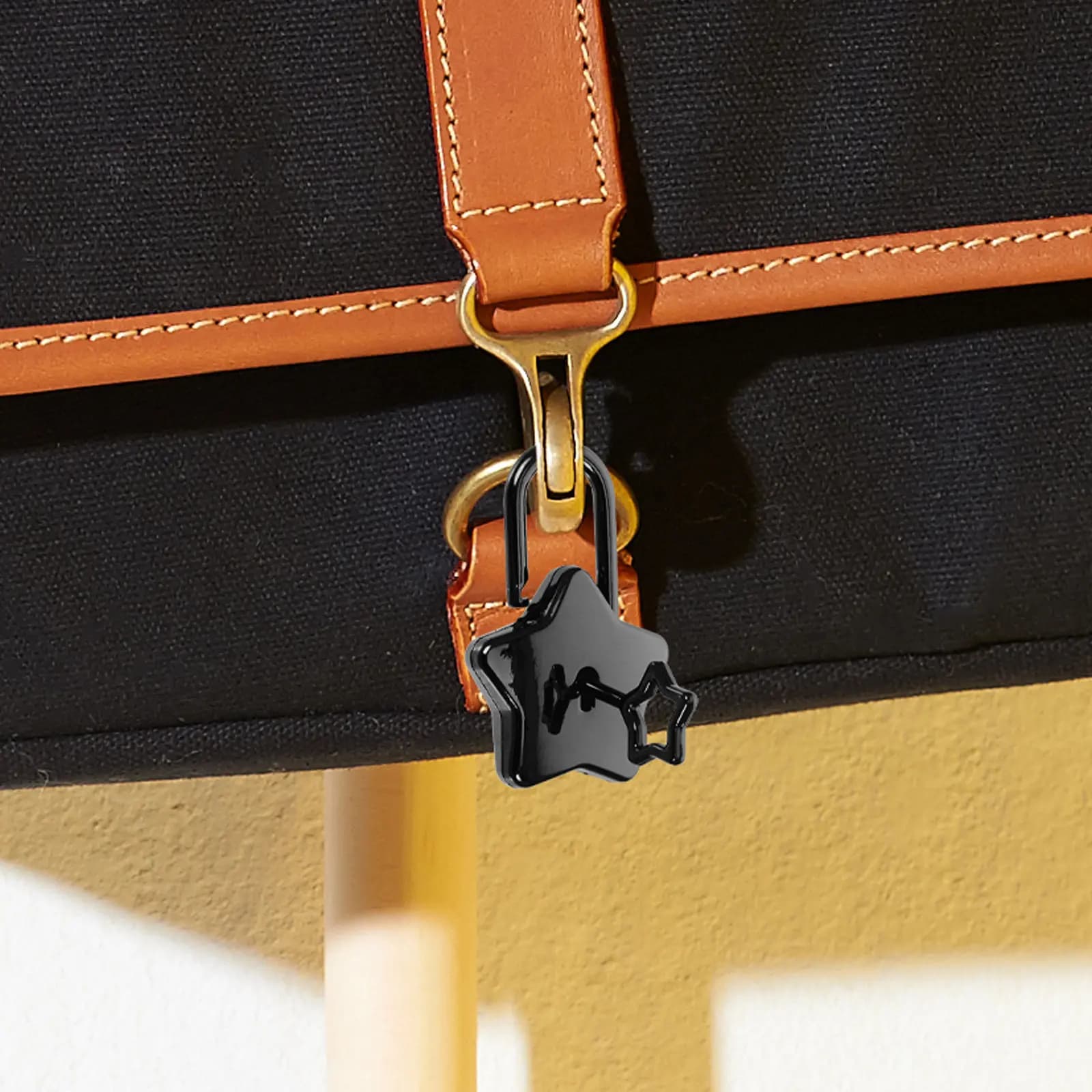 Padlock for Diary Book Mini Luggage Classroom Notebook Locks with Keys Locker Black Gym