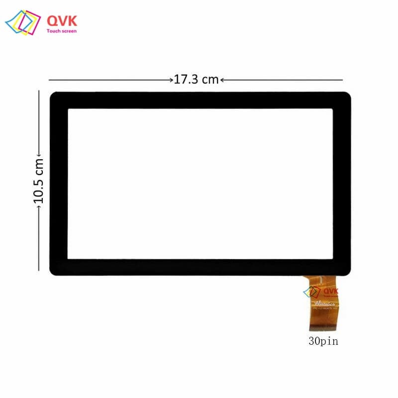Nero 7 pollici per Dragon touch Y88X pro Y88 Q88 / RoverPad Sky C70 pannello touch screen capacitivo riparazione pezzi di ricambio