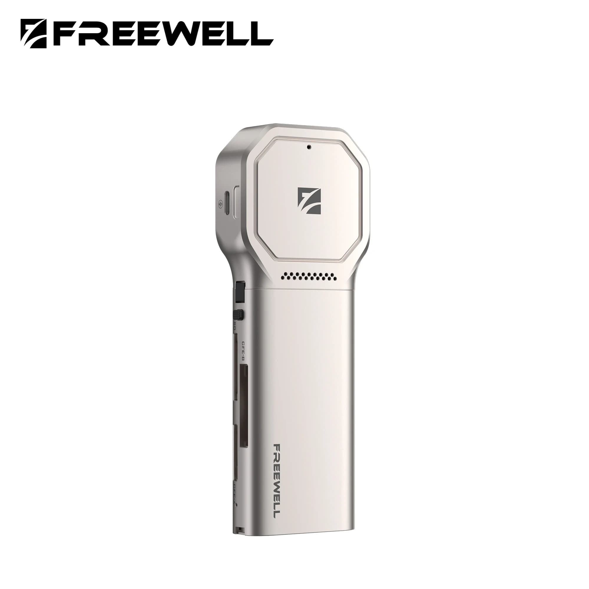 Kit di collegamento SSD Freewell Pro Card Reader Plus e Pro - Schede SD, CF-express A/B, XQD fino a 4 TB, M.2 NVMe fino a 8 TB, 10 Gbps USB-C