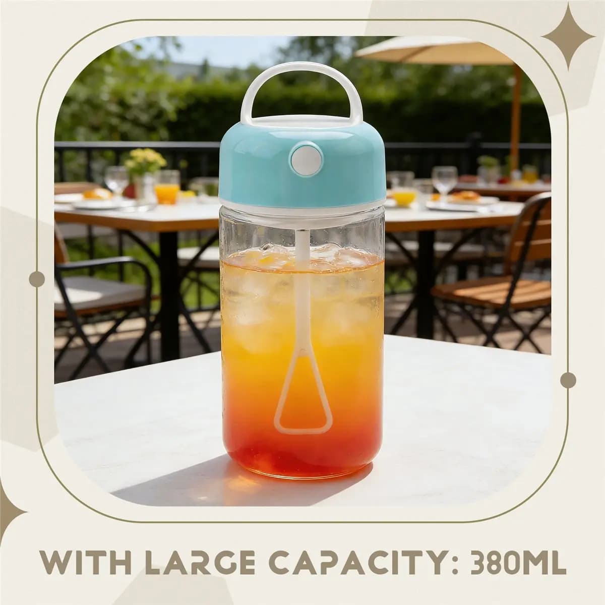 【45% OFF】Electric Shake Cup for Fitness Sports Protein Powder Automatic Coffee Stirring Cup Leak-Proof Waterproof Drink Mixer A