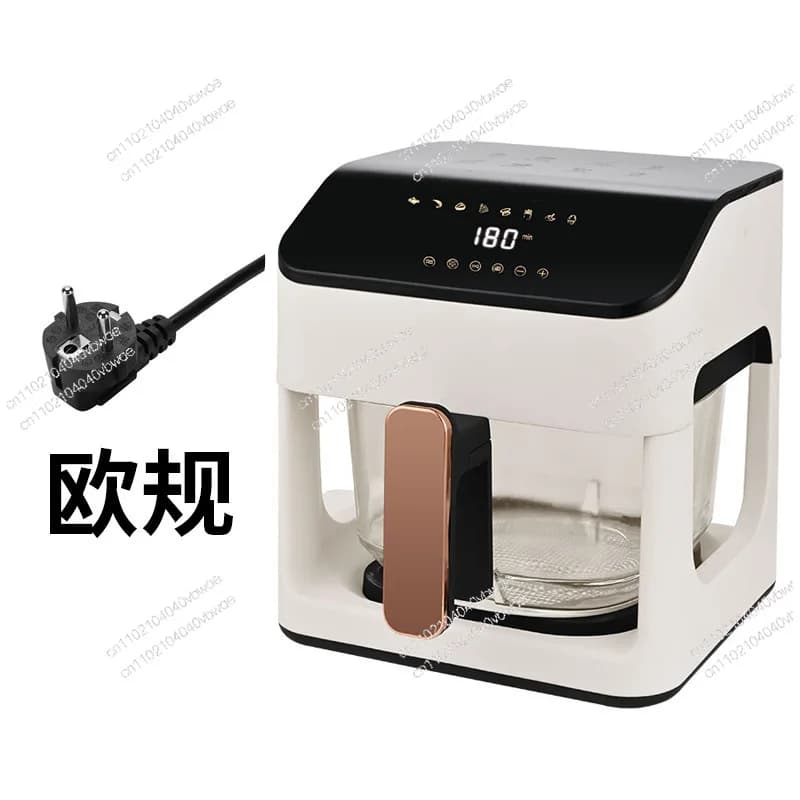 8.5 litre air frying oven, intelligent temperature control, 110 V/220 V glass stove, automatic electric home frying machine