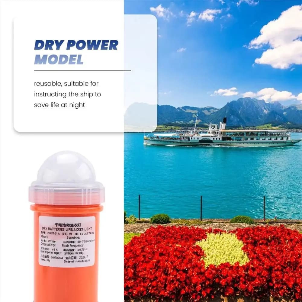 Life-saving Life Vest Light Overboard Survival Emergency Life Jacket Light High Intensity Beam Gear Water Activated