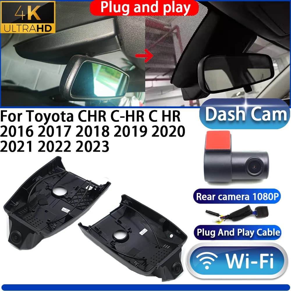 HighCity Dashboard 4K Plug & Play for Toyota C-HR 2016-2023 - Video Recorder DVR