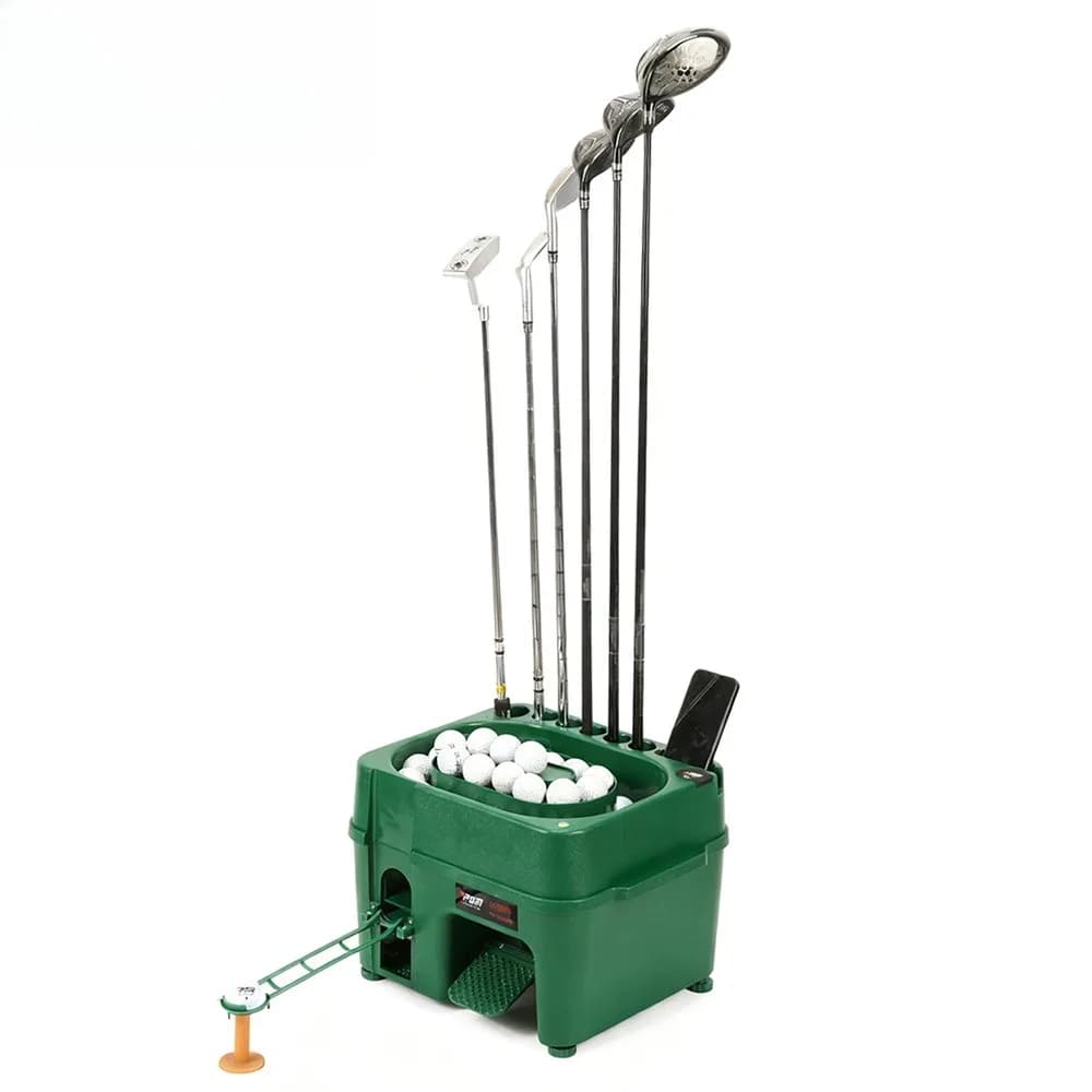 Nuova Macchina da Golf Semi-Automatica per Interni con Porta Mazze, Scatola Multifunzionale per Tee, Attrezzatura per Allenamento