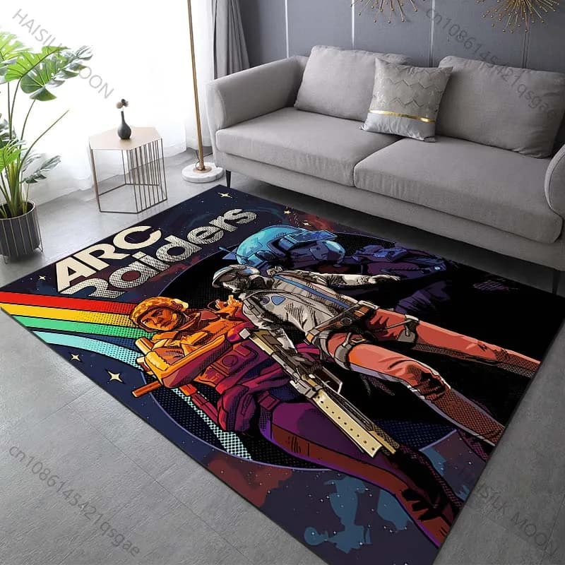Classic Games A-RC R-Raiders Print Rug Carpet for Living Room Children's Bedroom Mat Sofa Doormat Rug Home Decor Anti Slip Mat