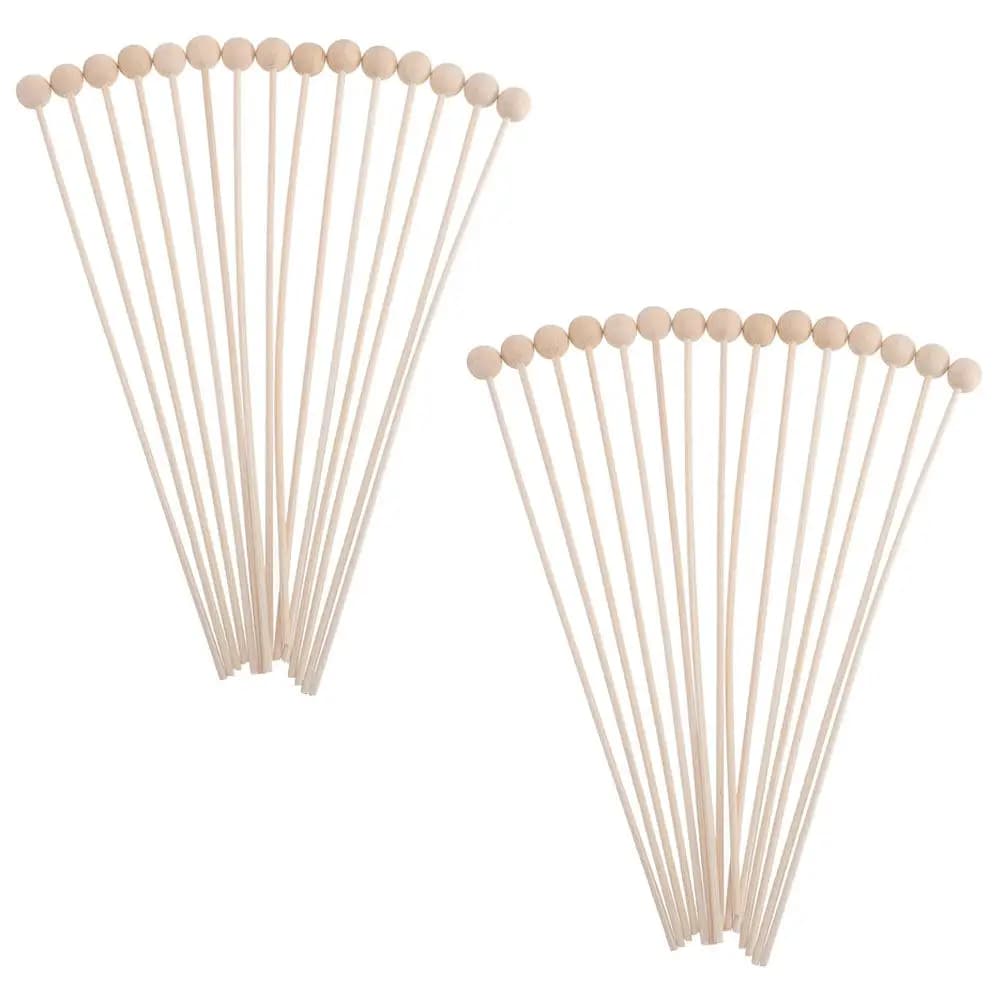 30 Pezzi Bastoncini Diffusori di Aromi in Legno di Rattan, Ricambi per Diffusori di Fragranze, per Casa, Bagno, Spa e Relax