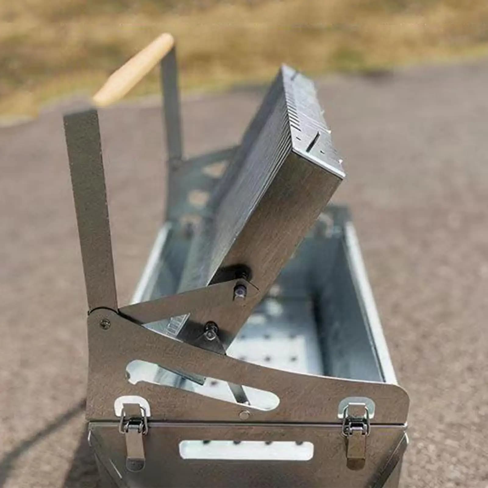 Portable Charcoal Grill 360-Degree Rotation Stainless Steel Grilling Tool Charcoal Stove Grill For Camping Picnic Garden BBQ