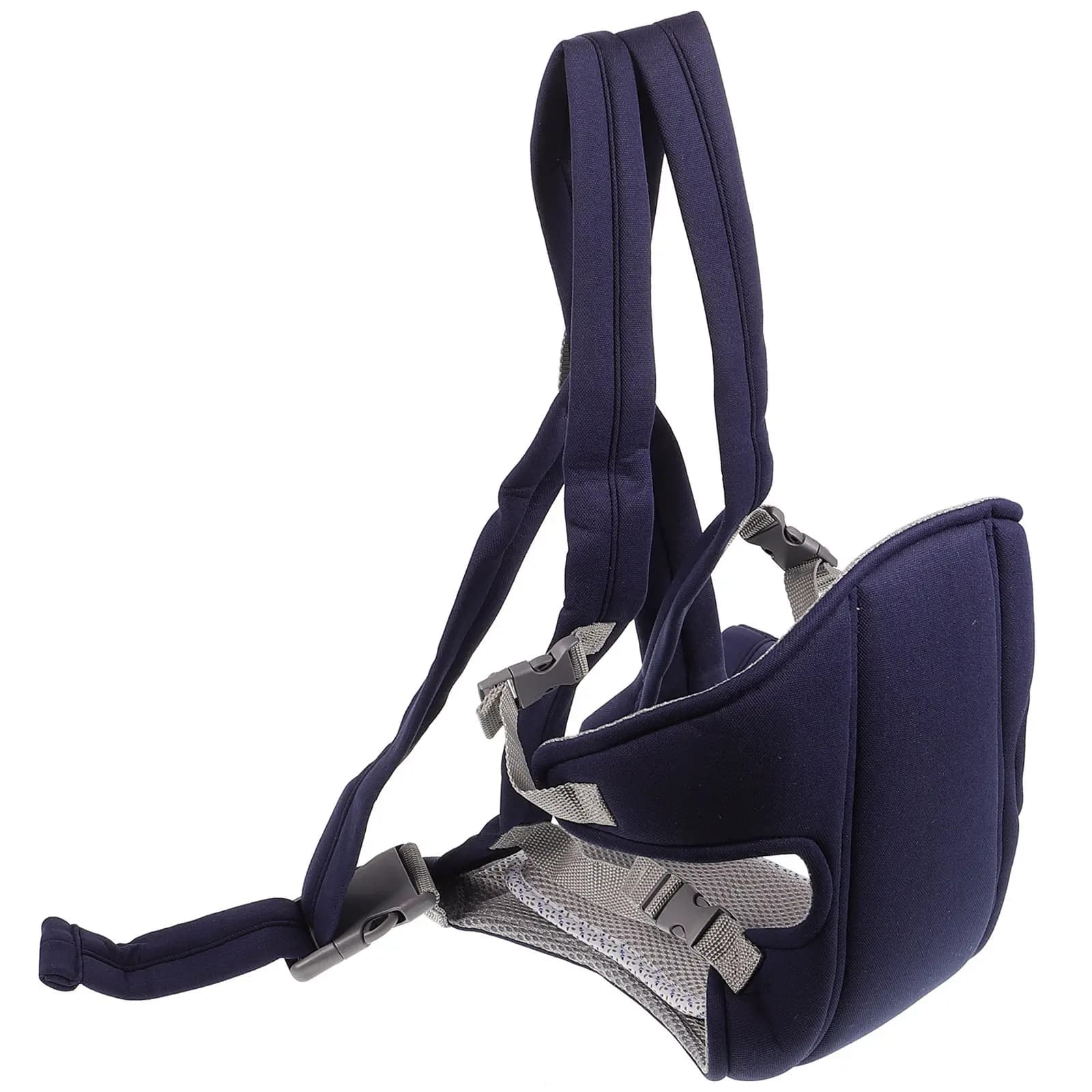 Marsupio Traspirante Blu per Neonati, Regolabile e Confortevole, per Portare Fronte o Retro, 3-30 Mesi