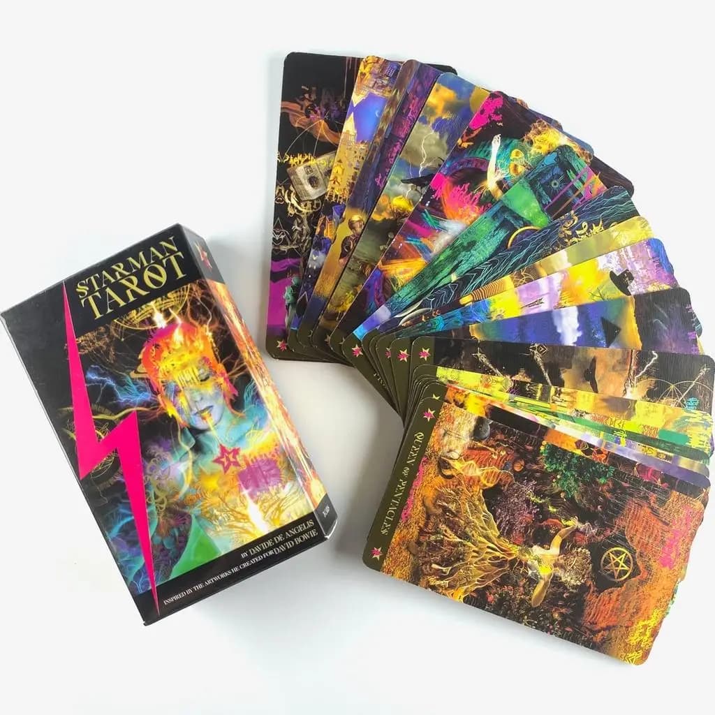 Starman Tarot Deck Gioco da tavolo per feste per il tempo libero Carte Oracle per profezia di predizione del futuro