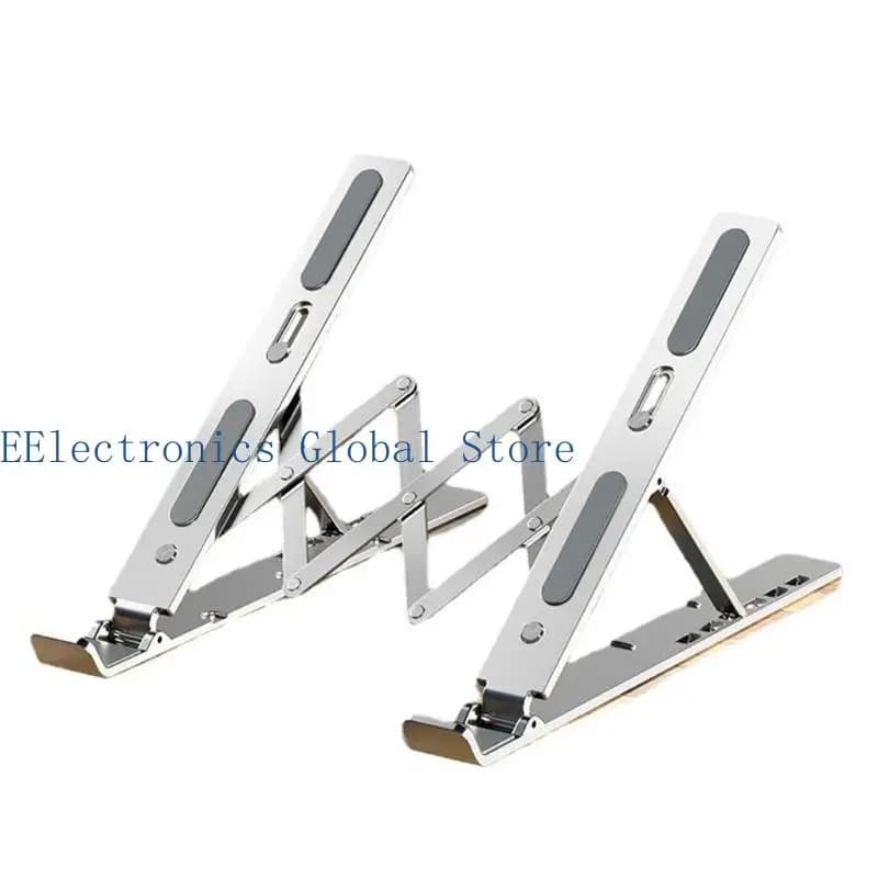 462B Supporto per laptop Staffa supporto in alluminio portatile regolabile in altezza per PC Riser ergonomico fino a 10-17,3