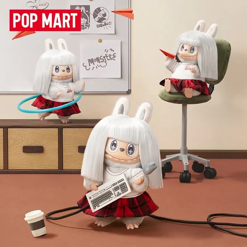 POP MART LABUBU THE MONSTERS HAIR SALON SERIES VINYL PLUSH PENDANT BLIND BOX Mystery Box Doll Cute Anime Figure Ornaments Gift