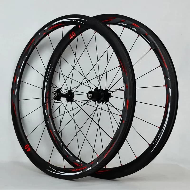 Road Wheel Set Carbon Knife Carbon Fiber Road Wheel Set 700C Vacuum Peilin Hub Road Bicycle Wheel Set