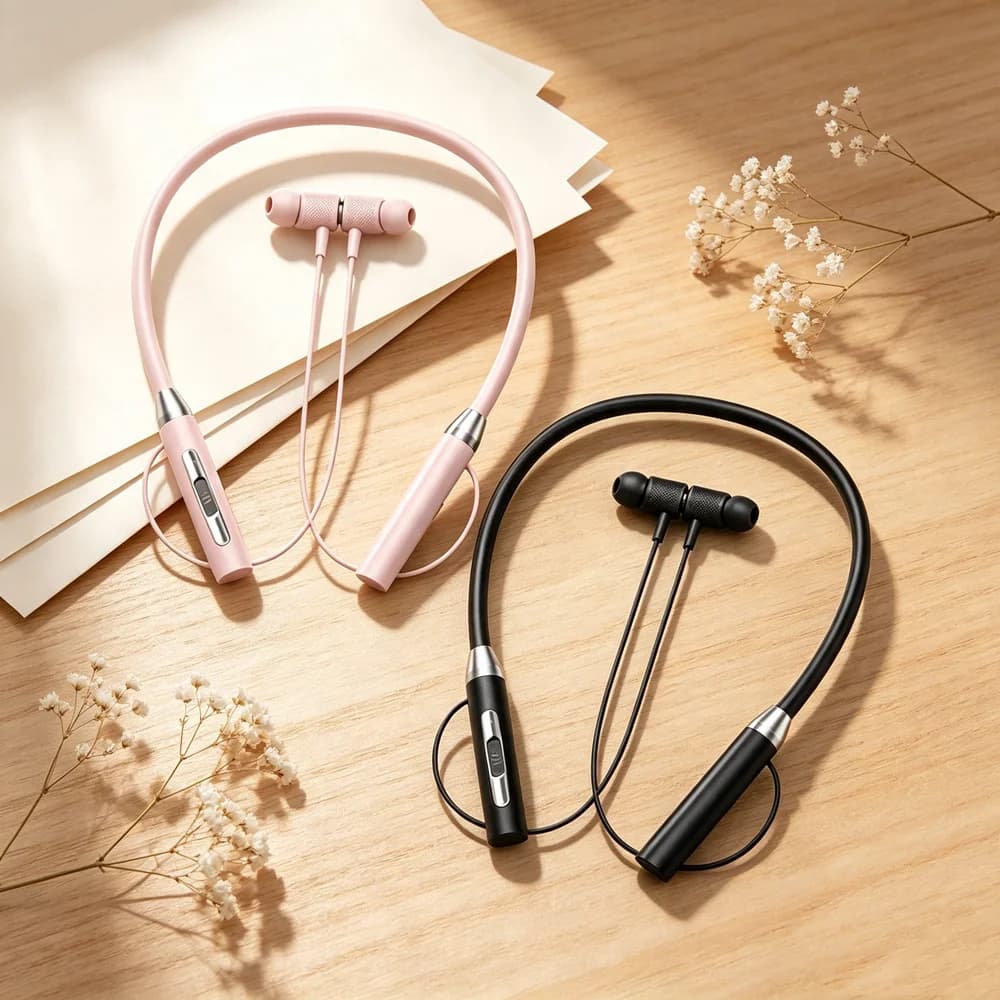 Wireless Headphones Bluetooth Neckband Magnetic Earphones Sport Running Earbuds Waterproof Bluetooth 5.3 Headset With Mic