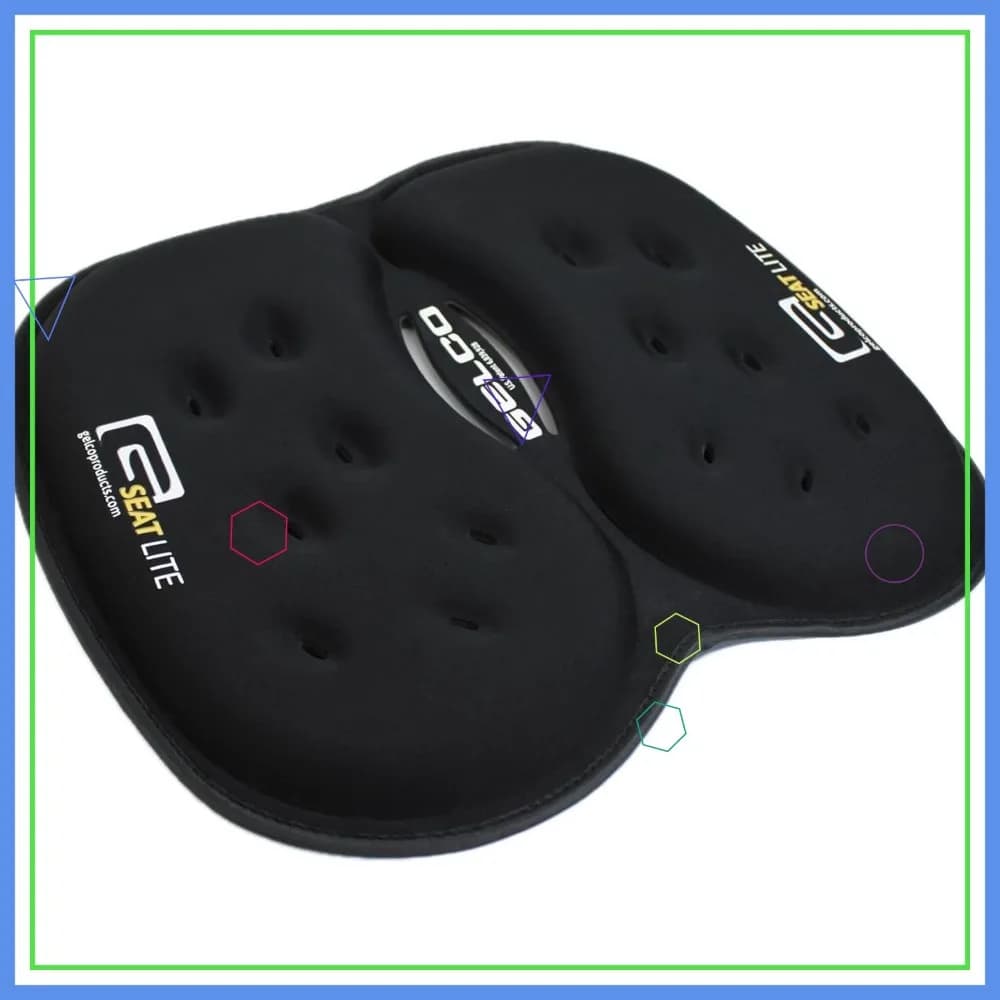 Cuscino da Viaggio in Gel e Schiuma per Dolori alla Schiena, Sollievo dalla Sciatica, Supporto Ergonomico per Auto, Aereo