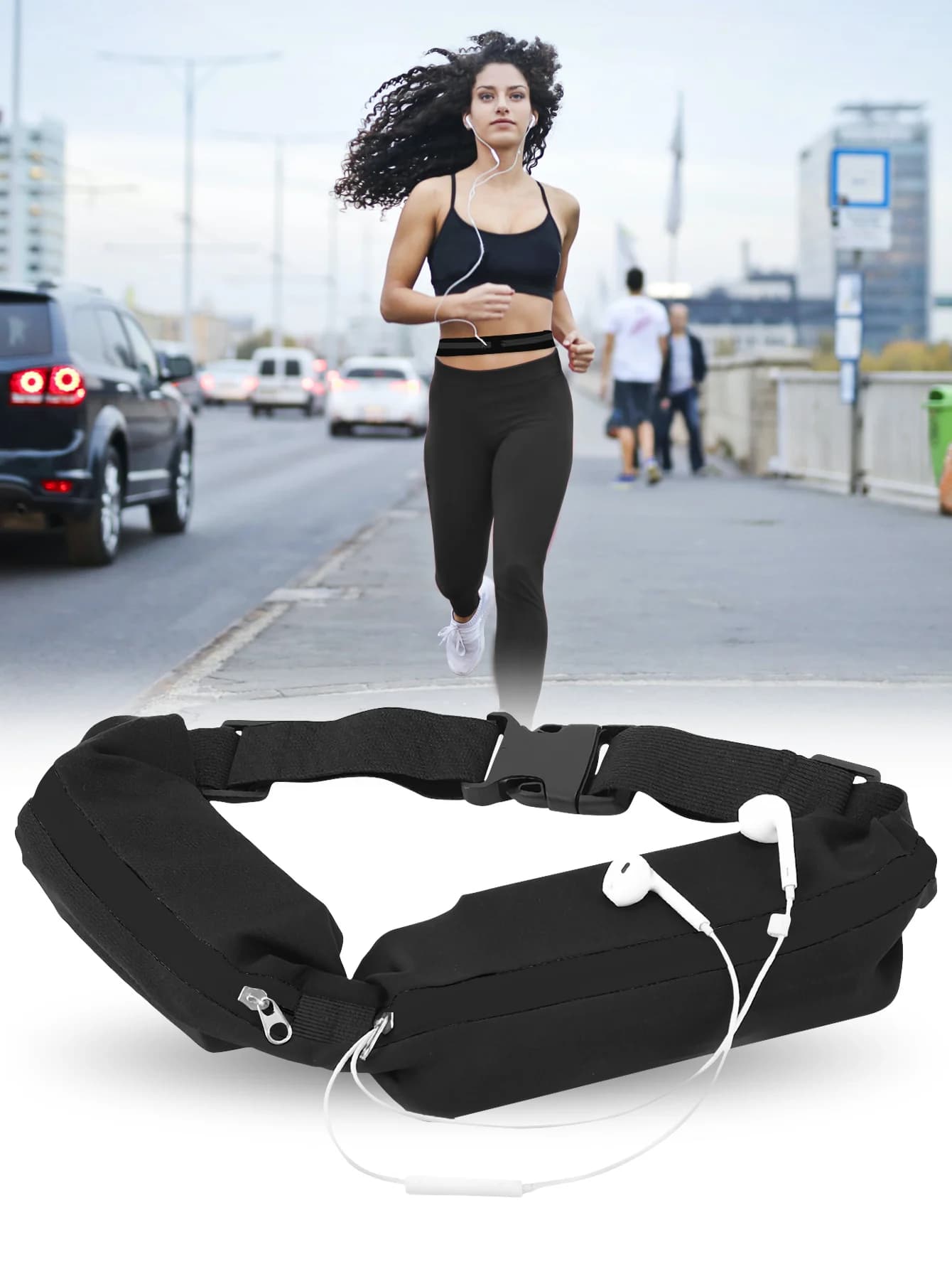 Marsupio Water Bottle Backpack Phone Case Marsupio unisex Ideal for excursions Marathon Race Cycling and jogging