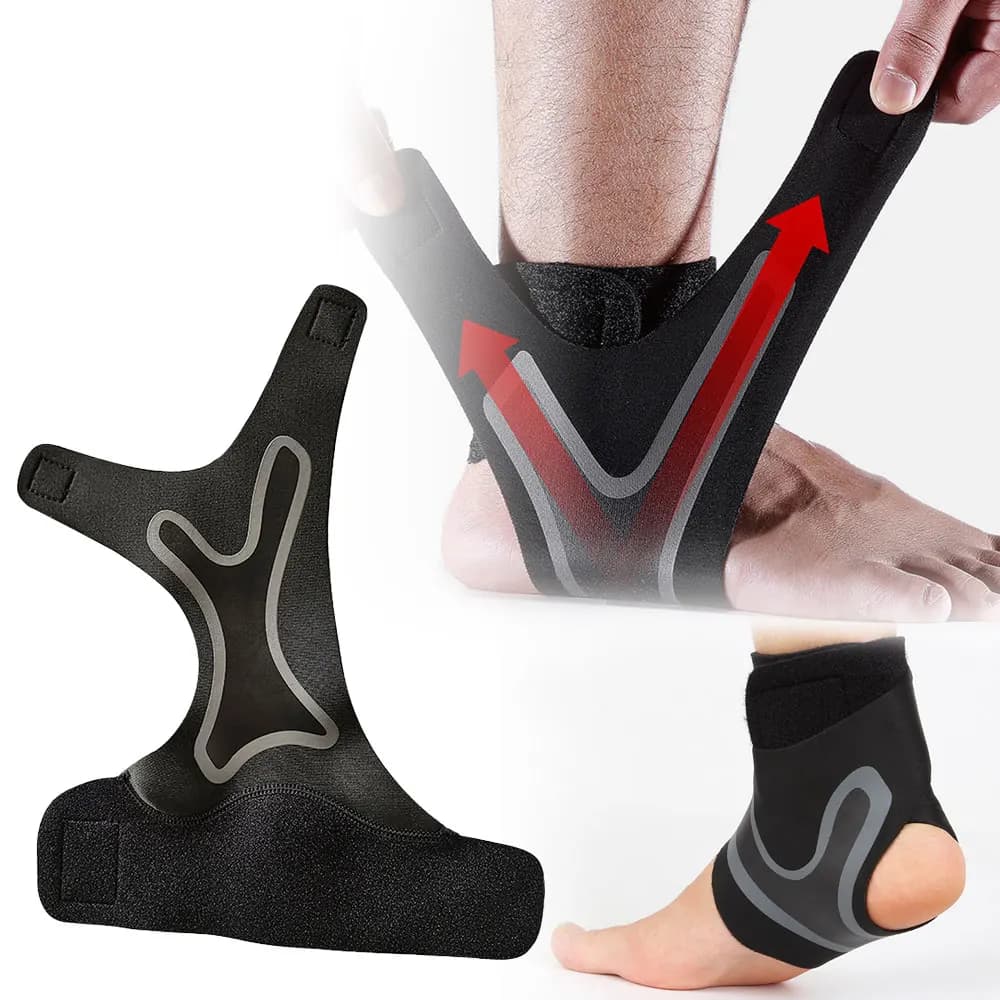 Supporto per Caviglia, Fascia Compressiva per Fascite Plantare, Fascia per Piede Antidolorifica