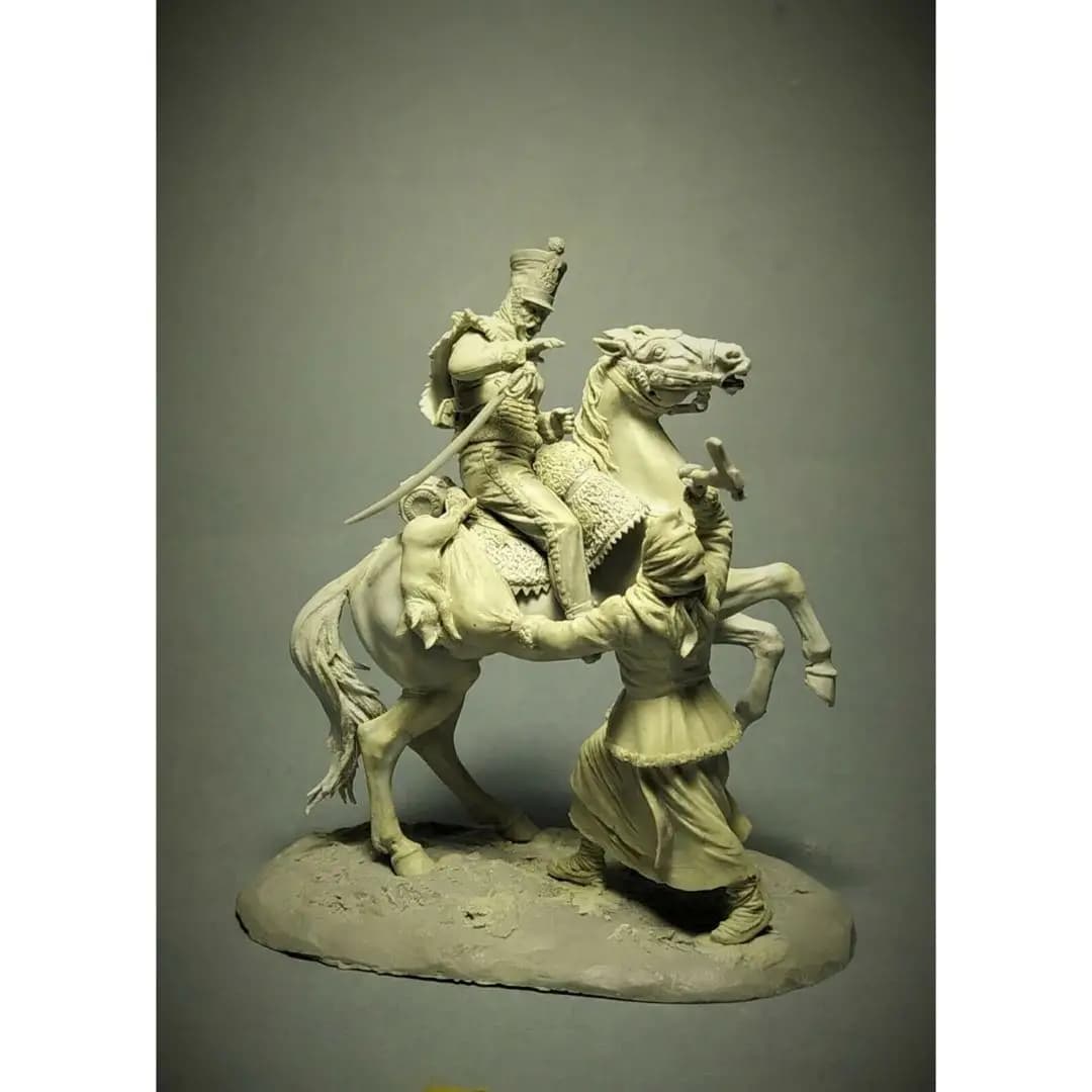 Figura modello in resina GK da 54 mm, kit non assemblato e non verniciato