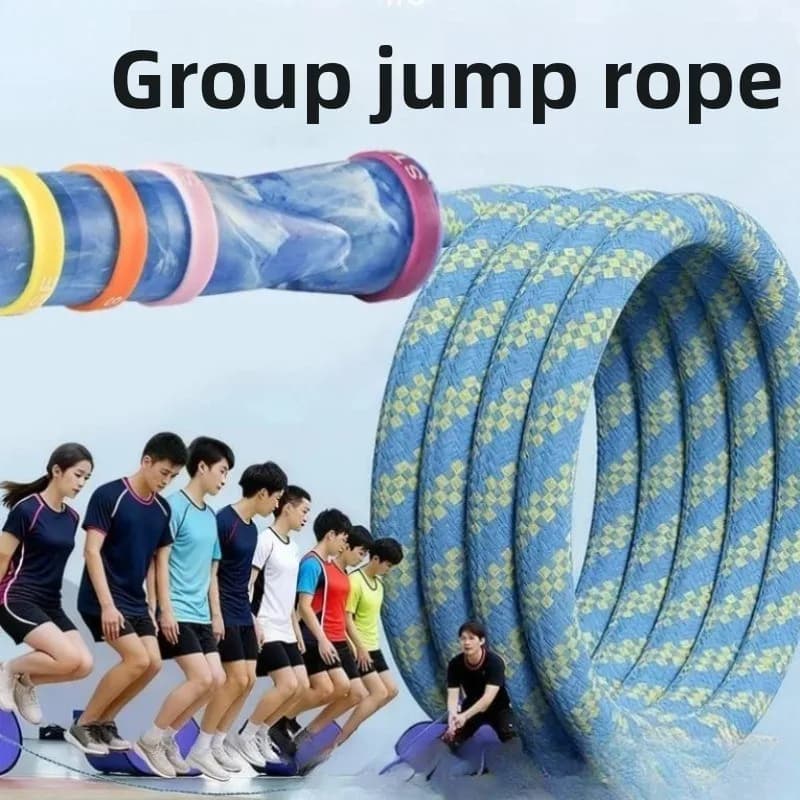 Collective Long Skipping Rope Exercise Specialized Sports and Fitness Rope Portable Fitness Equipment Jump Ropes Body Building