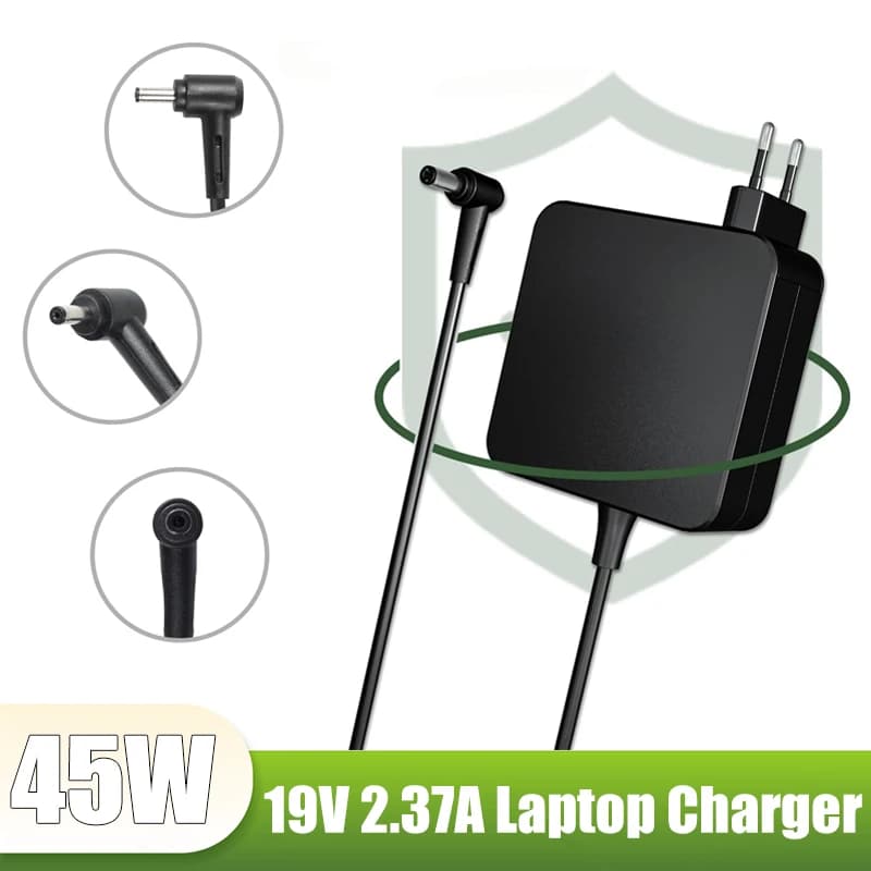 45W 19V 2.37A AC Adapter DC 4.0×1.35mm Replacement Laptop Charger for ASUS VivoBook E410 E510 X415 X515 F515 M515 Notebook