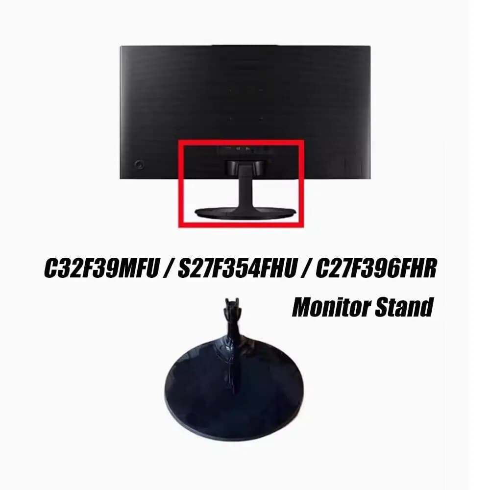 Black base for monitor support C32F39MFU S27F354FHU C27F396FHR used
