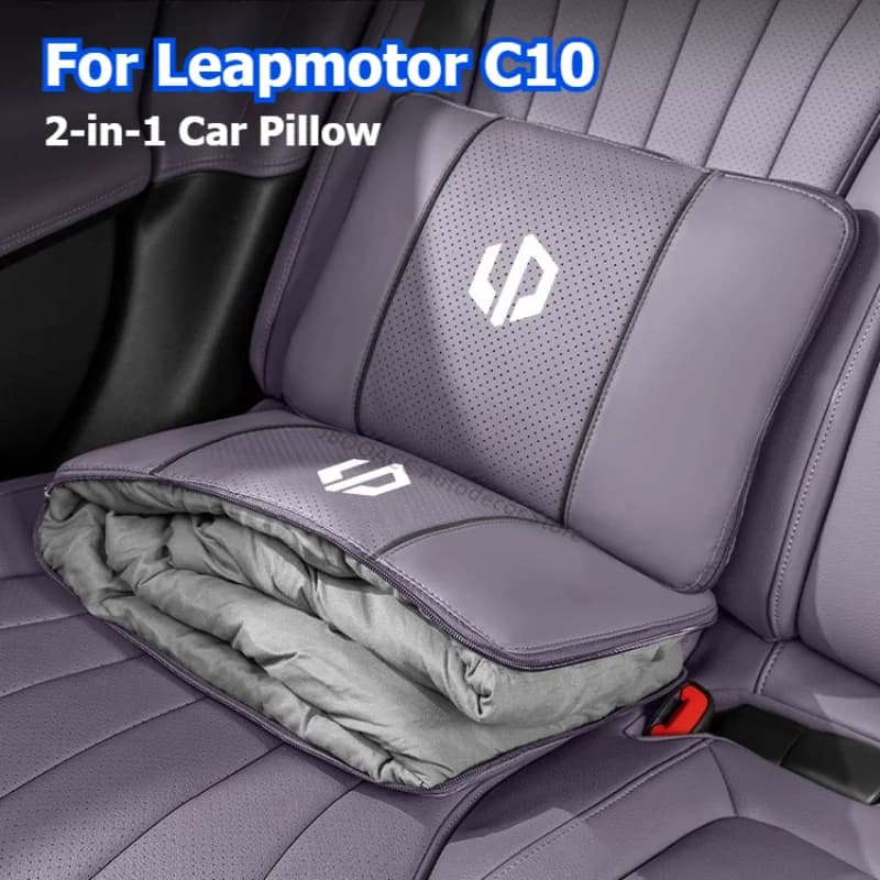‌ Per Leapmotor C10 C11 C01 S01 Auto Cuscino Coperta Auto 2-in-1 Cuscino Coperta Pieghevole Multifunzionale Sedile Cuscino Lombare Supporto