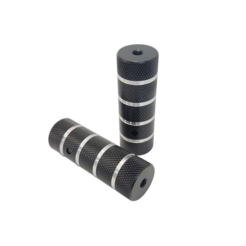 Aluminum Alloy Bike Foot Pegs 38x110mm Black FOR STAND UP Footrest For Riding Axle Footrest-Lever Cycling Stunt Pegs