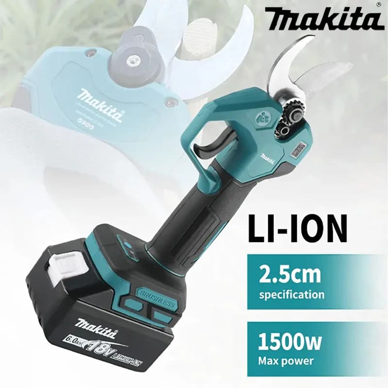 Electric Scissors Without Brushes, Gardening Supplies, Power Supply Electric Scissors, Fruit Tree Coppers Compatible with 18V Makita Battery