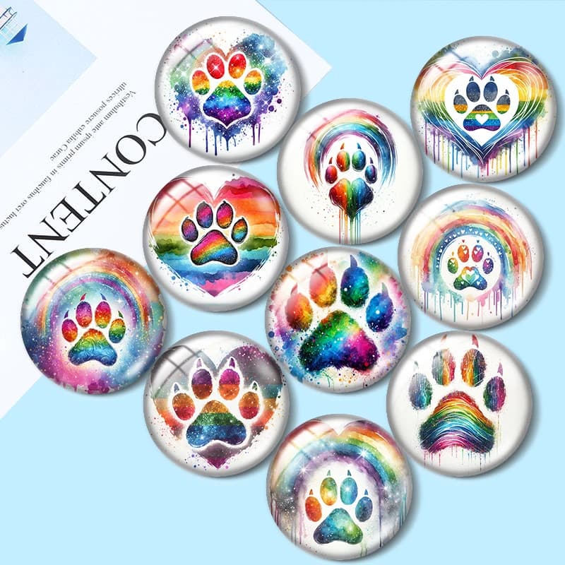 10pcs-BG3685 12/18/20/25mm glass cabochon bracelet pendant rings for jewelry demo earrings back Making findings