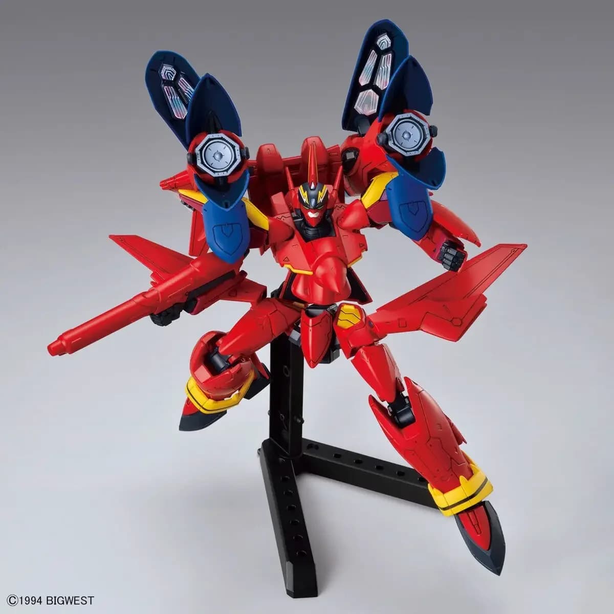 Bandai Hg 1/100 Macross 7 Vf-19 Custom Basara Fire Valkyrie Assembly Model Cool Gift Mecha Warrior Model Figurine Puzzle Toy