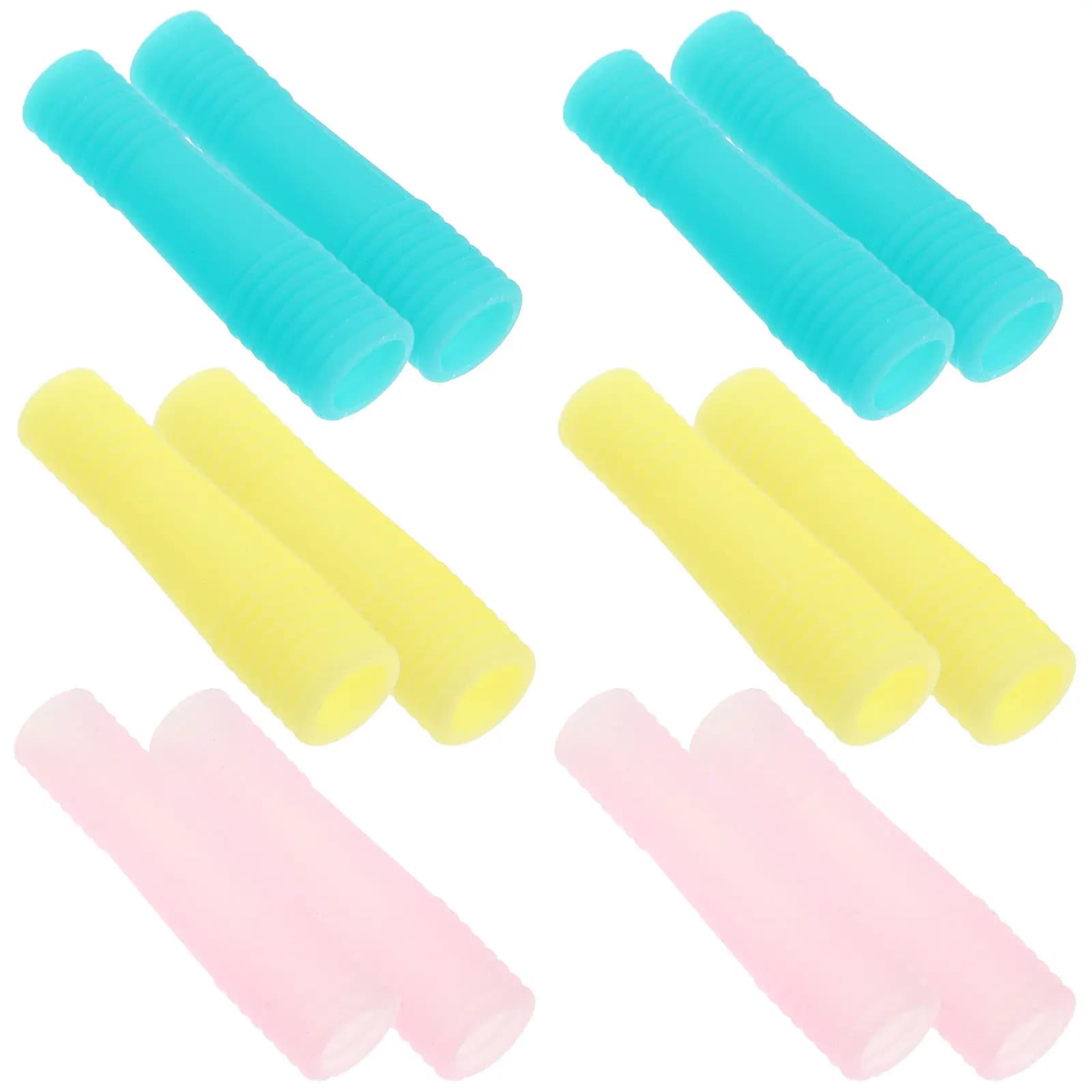 Set di 12 Copri-Forbici per Manicure in Silicone Premium, Leggeri e Compatti, Protezione per Forbici da Nail Art