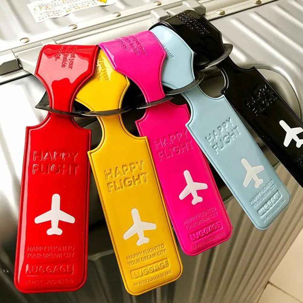 Etichette per bagagli da viaggio Copri valigia ID Porta etichette per bagagli Lettera Etichette per bagagli Etichetta portatile Accessori creativi Viaggi