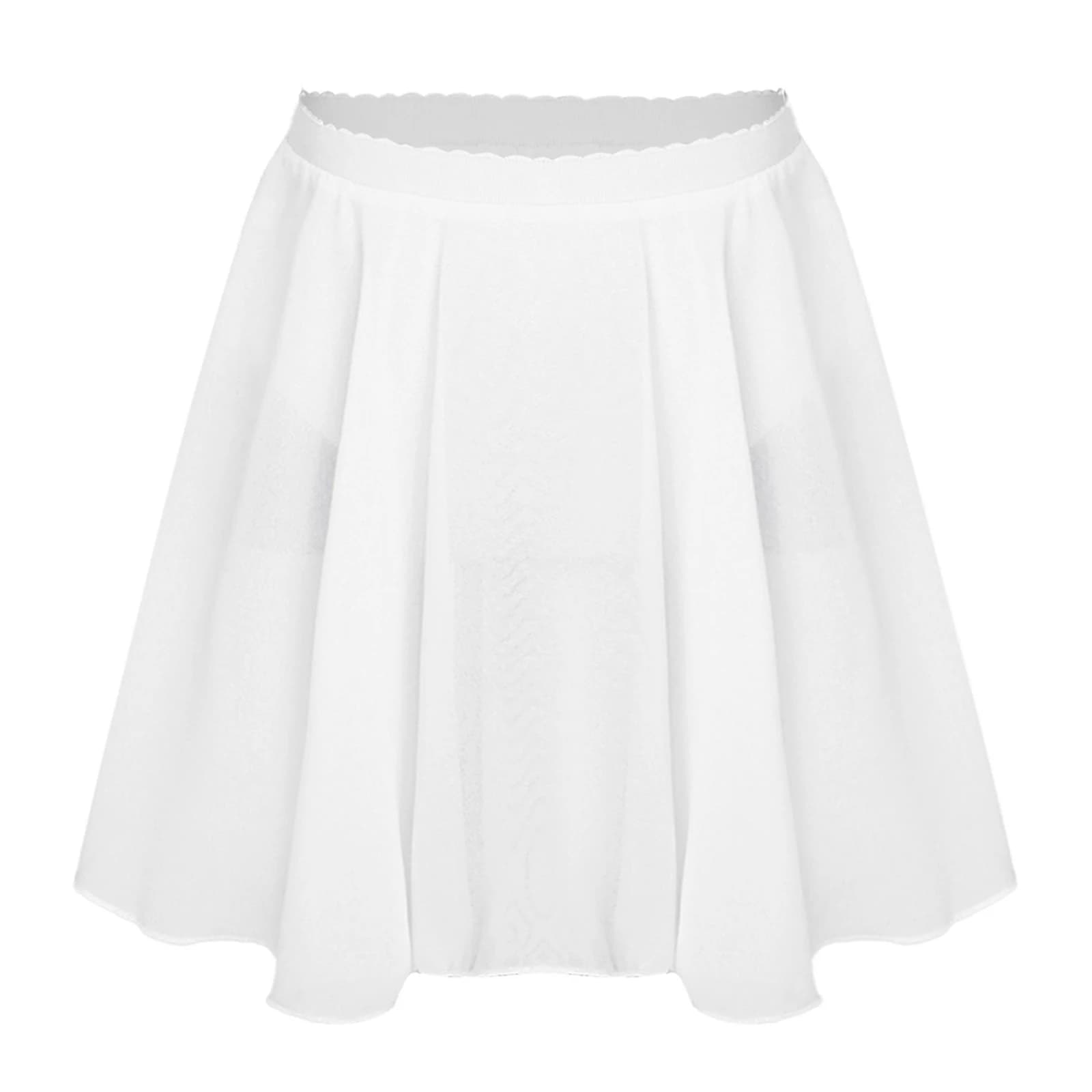 Kids Girls Sleeveless Ice Skating Leotard Ballet Dance Costume Keyhole Back Mesh Splice Leotard with Chiffon Skirt Outfits