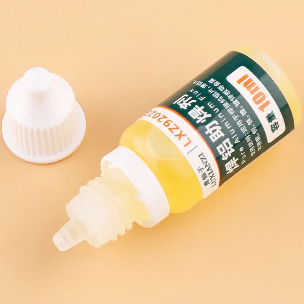 10 ml/bottle Liquid Welding Flux Aluminum Metal Electronic Copper Welding Flow No Water Cleaning 18650 Battery Welding