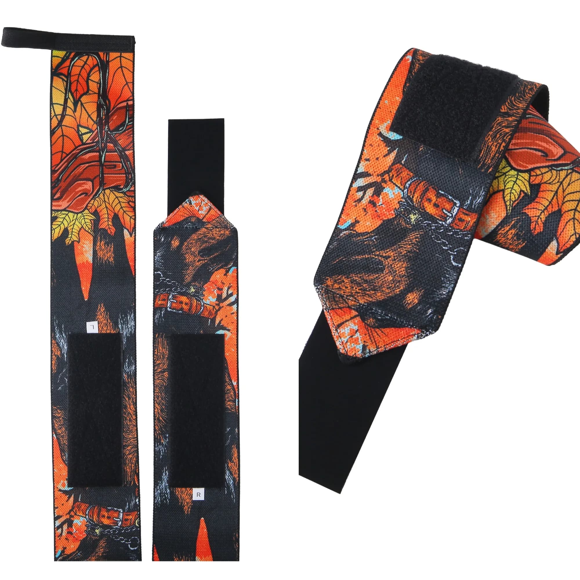 Berserk Anime Wrist Straps for Weightlifting - Wrist and Durable Waist Brace for Gym, Lift Straps Weight Support
