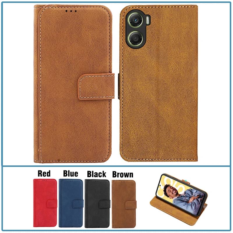 Custodia a libro per Motorola Moto G06, Cover per Motorola G06, Custodia Moto G06 Power, Portafoglio in pelle, G06 MotoG06 Power Coque
