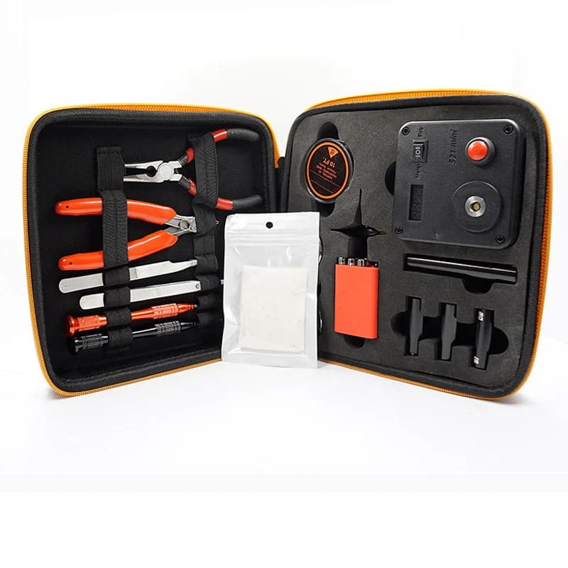 Coil Jig Master V2 V3 Tool Kit for Coil Rolling Ceramic Tweezers Heat Wire Pliers 521 Mini Tab Rebuild DIY Tools