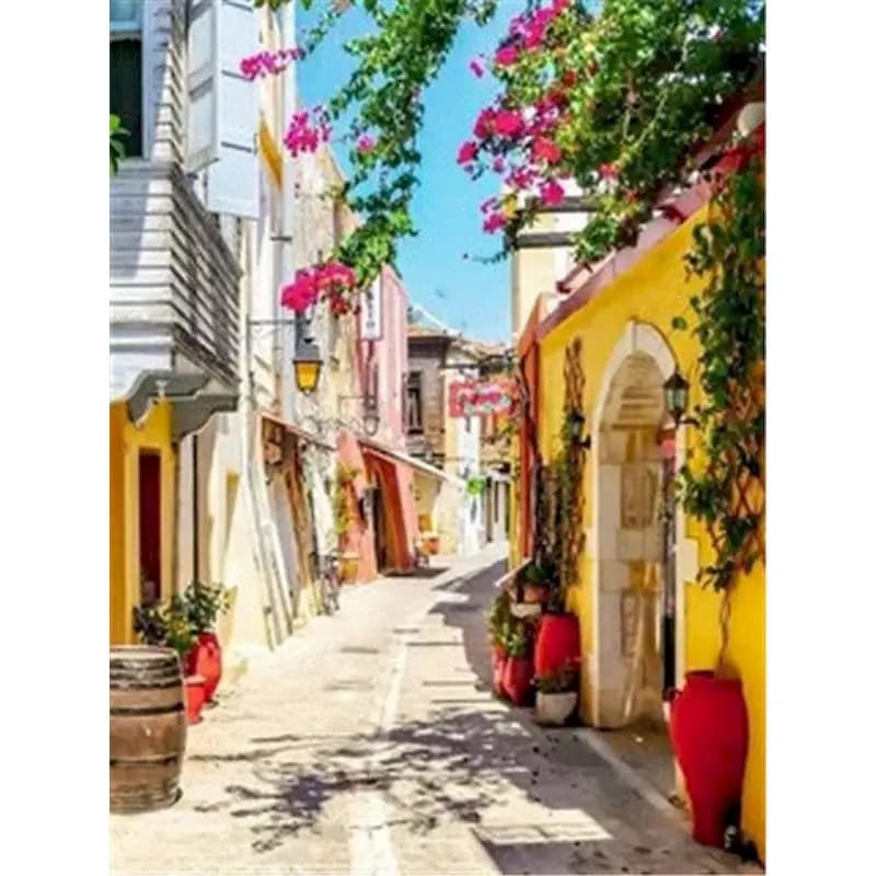 CHENISTORYNO Paint By Numbers DIY Town Street Picture Painting By Number Modern Wall Art Canvas Acrylic Painted Unique Gift Home